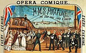 1878 poster for H.M.S. Pinafore