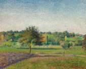 Camille Pissarro, Prairie à Éragny, 1886