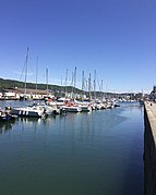 Photo du port de Fécamp.