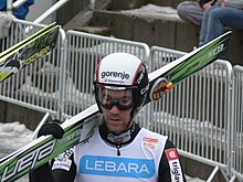 Primož Peterka à Holmenkollen en 2008.