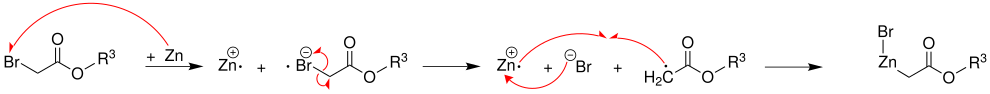 Mechanismus der Reformatzki-Reaktion