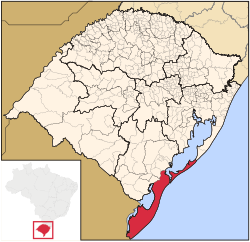 Location of Litoral Lagunar