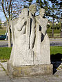 Sandsteinskulptur Stadthalle Rostock