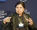 Shamshad Akhtar (en), vice-présidente de la Banque mondiale.