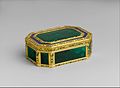 French, Paris; Snuffbox; Metalwork-Gold and Platinum.