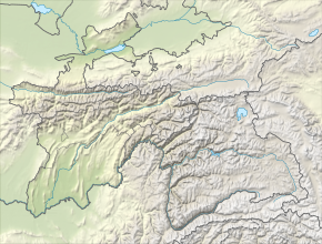 Puncak Ismail Samani di Tajikistan