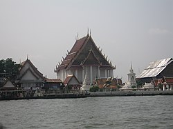 Wat Kanlaya as seen from the river
