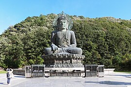 Bronze Buddha of Sinheungsa (Buddhist Temple) near the main entrance to the park.