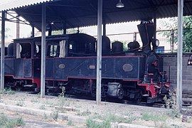 Locomotive type 130T(1339/1903) en Grèce à Volos.