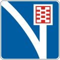 Emergency stopping lane