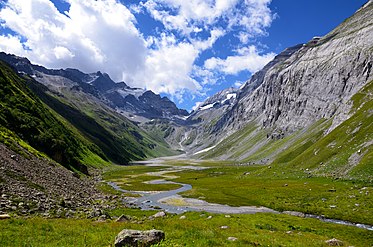 Alpine zone: Val Frisal, at the foot of Piz Durschin