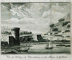 View of the island in 1800