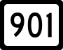 West Virginia Route 901 marker