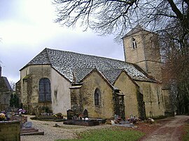 The church in Frontenay