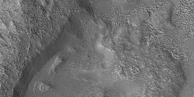 Close view of dipping layers, as seen by HiRISE under HiWish program