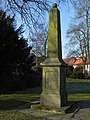 Monument marking the end of French rule and 50th anniversary of the Battle of Waterloo