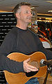 Billy Bragg an instore, Oxford Street, December 2003