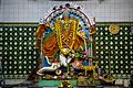 Idol of the Hindu Goddess Durga installed in the Adi Chitteswari Temple of Kolkata