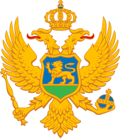 Orb and sceptre in the coat of arms of Montenegro; several other coats of arms use them in the same manner.