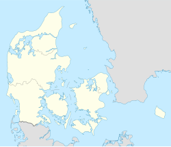 瓦埃勒在丹麦的位置