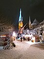 Emsdettener Weihnachtsmarkt im Schnee 2017