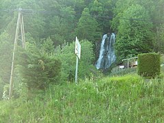 Grande cascade au départ de l’ascension.