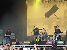 Hard-Fi at the 2006 Hurricane Festival in Scheeßel, Germany