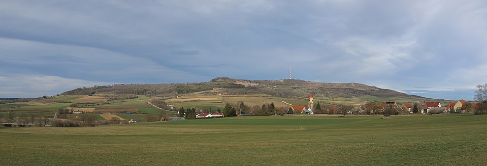 Lage von Aufkirchen vor dem Hesselberg