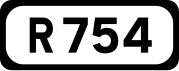 R754 road shield}}