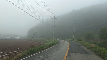 안동시 풍천면 어담리, 지방도 제914호선 (오전 07시 9분)