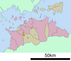 Location of Kotohira