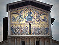 13th century byzantinesque mosaic on the facade of the Basilica of San Frediano, Lucca