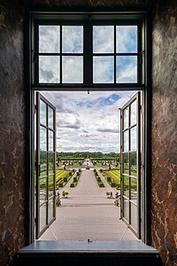 Baroque garden at Drottningholm Palace, by Martin Kraft