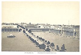 Plaza Independencia, 1885