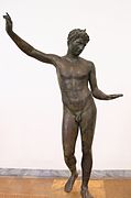 The Marathon Boy (4th century BCE) bronze statue, possibly by Praxiteles
