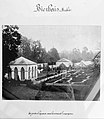 Le parc des orangeries, déjà sans les serres, vers 1880.