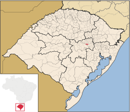 Santa Clara do Sul – Mappa