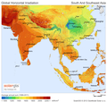 Image 18South and South-East Asia (from Solar power)