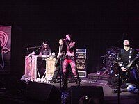 Theatres des Vampires en concert à Newcastle en mai 2011.