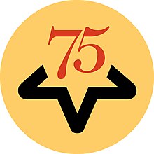 The logo for the UT Press 75th anniversary