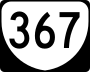 State Route 367 marker