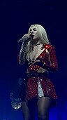 Ava Max, who performs "Choose Your Fighter" on the soundtrack