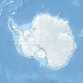 Piedemonte de hielo Händel ubicada en Antártida