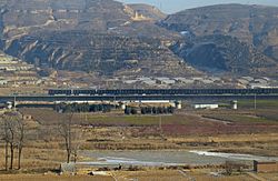 Baotou–Xi'an Railway at Suide