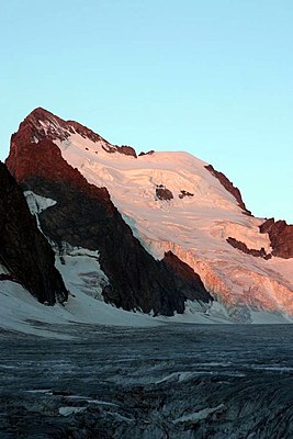 Массив Экрен с ледника Блан