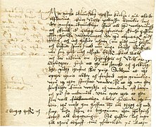 A hand-written letter (written in Swedish) from Mikael Agricola to Nils Turesson Bielke, 1549.