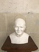 Buste contemporain de saint Jean-Paul II par Nathalie de Williencourt.