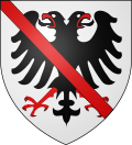 Arms of Broons, derived from the arms of Bertrand du Guesclin