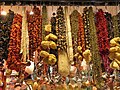 Dried chillies in the spice bazaar