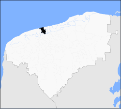 Municipal location in Yucatán